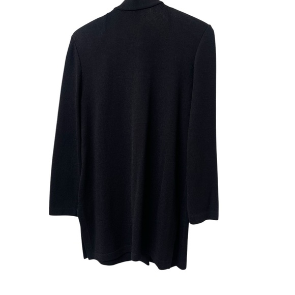 Vintage St. John collection Military Style  Knit black Jacket size S - Picture 9 of 15